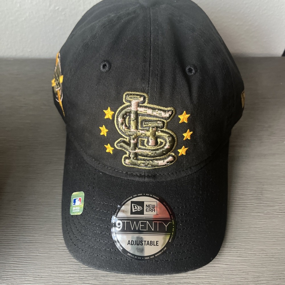 NEW ERA Mens St. Louis Cardinals Armed Forces Day 9Twenty Cap Adjustable Hat NWT